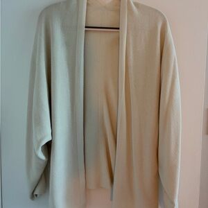 Lululemon Merino Wool-Blend Ribbed Long Wrap Sweater